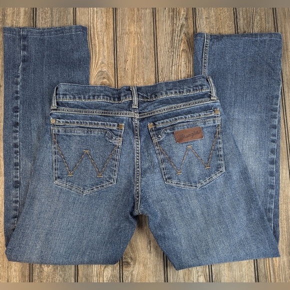 Wrangler Straight Jeans Retro Slim Boot Fit - Picture 1 of 16